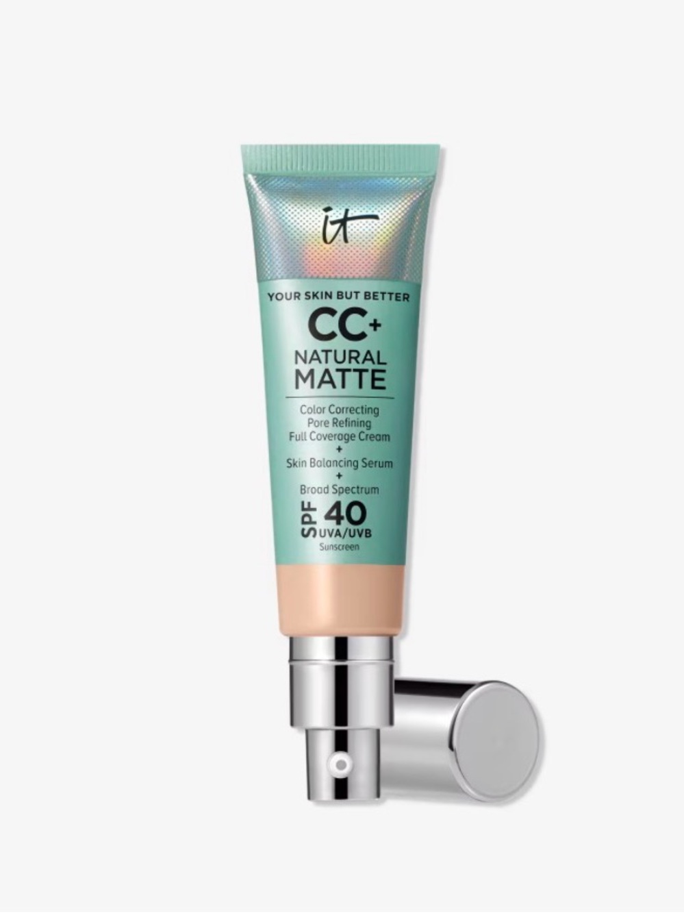 IT Cosmetics CC+ Natural Matte Cream in Fair Light New Without Box